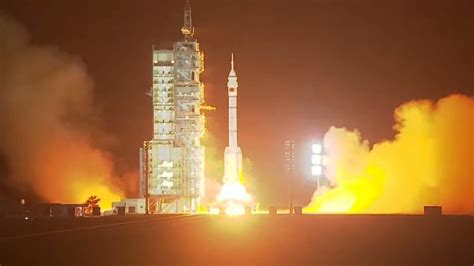 China Launches Astronauts To Tiangong Space Station On Shenzhou