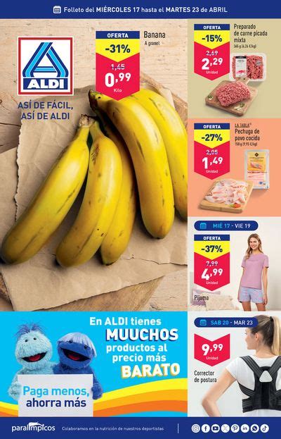 Folleto ALDI Así de fácil así de Aldi del 10 4 hasta el 16 4