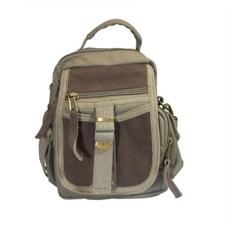 Muzemerch Canvas Leather Travel Shoulder Bag