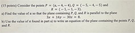 Solved Points Consider The Points Chegg