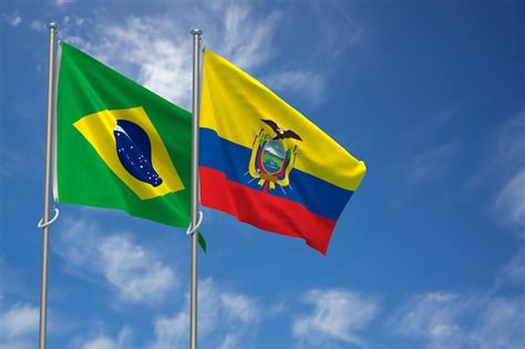 Premium Photo Federative Republic Of Brazil And Republic Of Ecuador