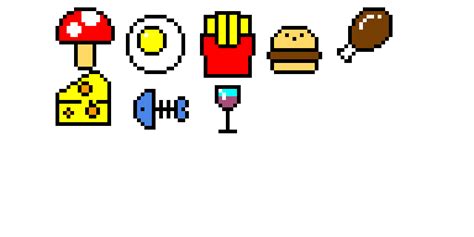 Food Pixel Art