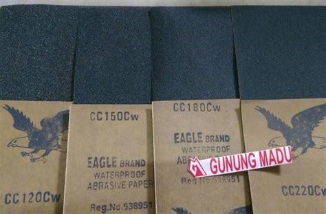 Jual Amplas Sedang Lembaran Eagle No Kertas Pasir