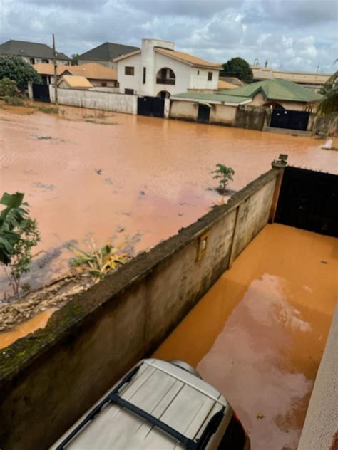 PHOTOS Flood Wreaks Havoc In Ogun Industrial Community Residents