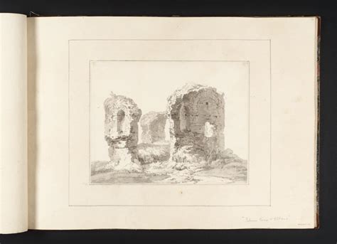 Joseph Mallord William Turner Thomas Girtin A Ruined Building