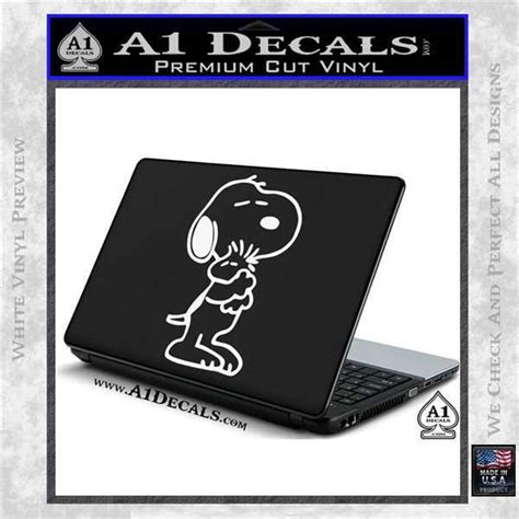 Snoopy And Woodstock Hug Decal Sticker A Decals