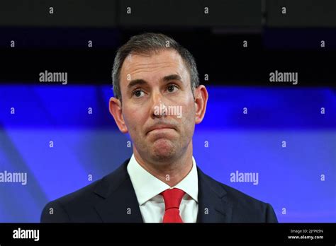 Shadow Treasurer Jim Chalmers at the National Press Club in Canberra ...