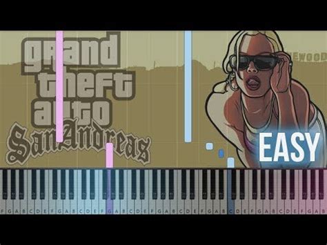 Gta San Andreas Theme Song How To Play Easy Piano Tutorial Youtube