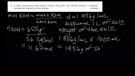 How To Calculate Molality