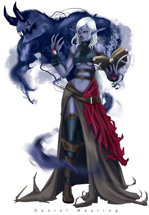 Drow Summoner Dark Elf Fantasy Creatures Fantasy Female Warrior