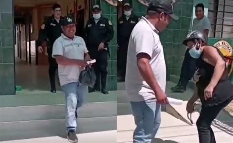 Mamá recibe a cinturonazos a su hijo recién salido de la cárcel y se