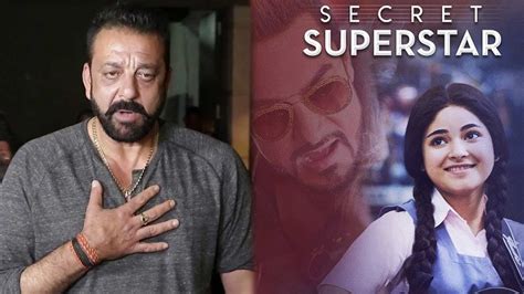 Sanjay Dutt S Best Wishes For Aamir Khan S Secret Superstar Movie YouTube