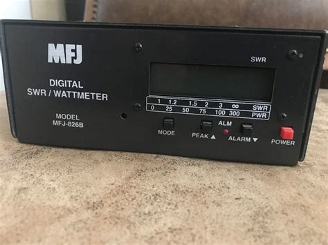 Mfj 826b Digital Hf Swr Wattmeter Frequency Counter Cb Ham Radio