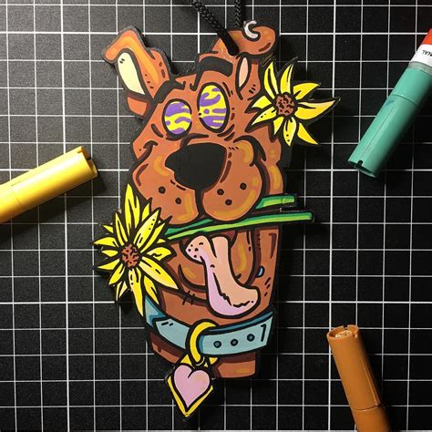 Scooby doo painted art piece 🐕 : r/Scoobydoo