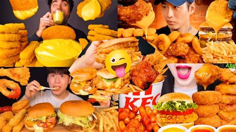 Most Popular Menu From Different Countriesasmr Mukbang Fast Food