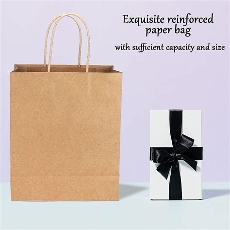 Gift Bag Pieces X X Inch Brown Bulk Kraft Paper Bag With