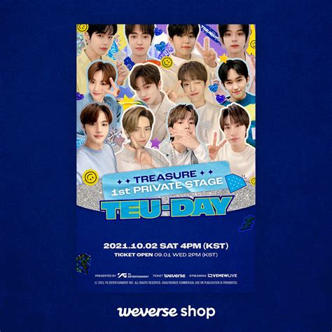 Weverse Shop On Twitter On Teu Day Treasure Will Visit Treasure