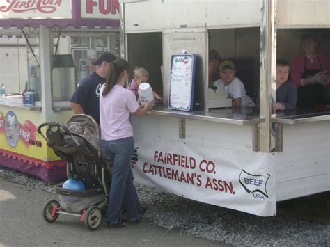 The Steak Trailer At The Fairfield County Fair Local Beef Served By