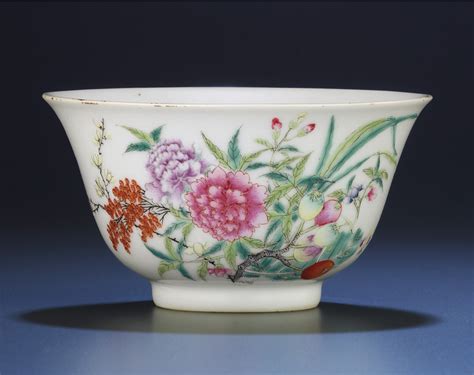 A Fine Famille Rose Bowl Daoguang Six Character Sealmark And Of The