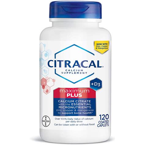 Citracal Maximum Plus Highly Soluble Easily Digested 630 Mg Calcium Citrate With 1000 Iu