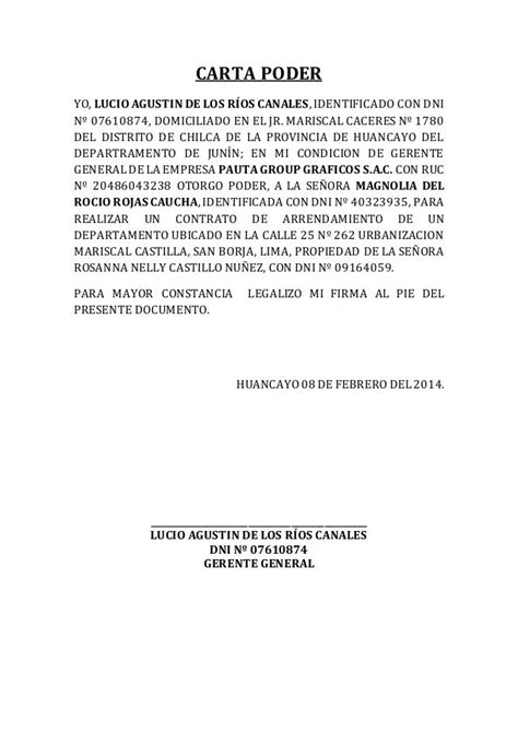 ¿cómo Hacer Una Carta Poder Función De La Carta Poder