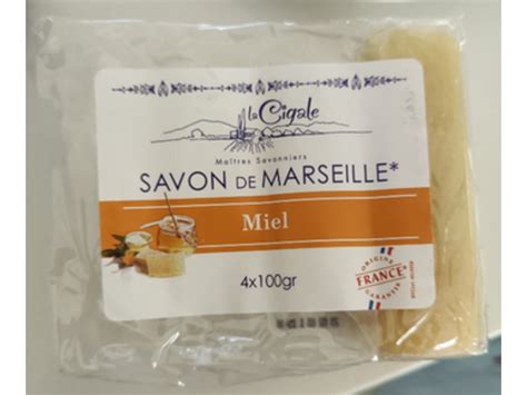 Savon De Marseille Bar Soap, Miel, 100 g Ingredients and Reviews