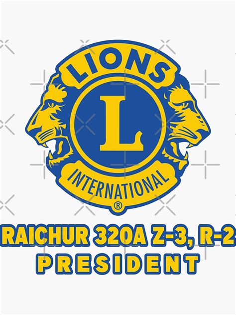 Lions Clubs International Sticker For Sale By Iyakin10 Redbubble