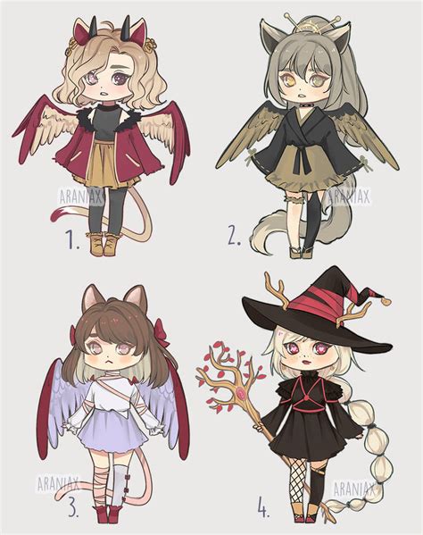 Closed Adopt Batch 3 By Araniax On Deviantart