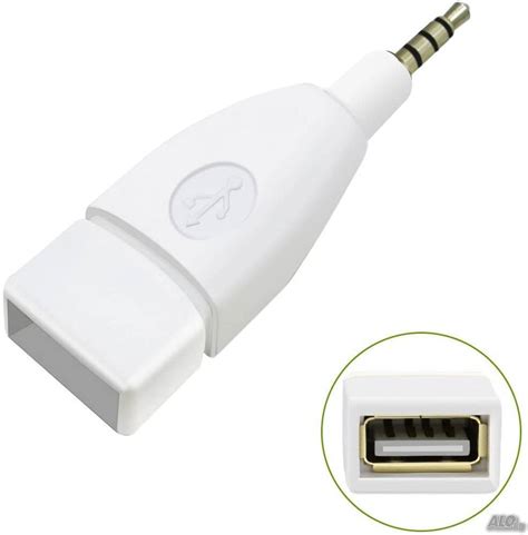 AUX кабел - женско USB Към 3.5мм жак Друга аудио техника AUX Bluetooth ...