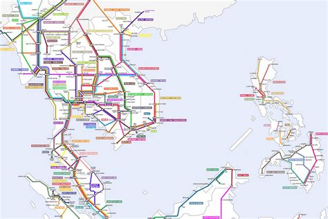 Saigon-Based Digital Nomad Creates Epic Map of Future Southeast Asia Rail Lines - Saigoneer