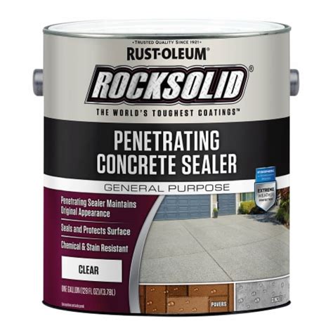 Rust Oleum Rocksolid Penetrating Concrete Sealer Clear Gal