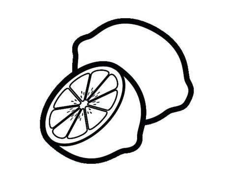 Lemon Coloring Page At Getdrawings Free Download