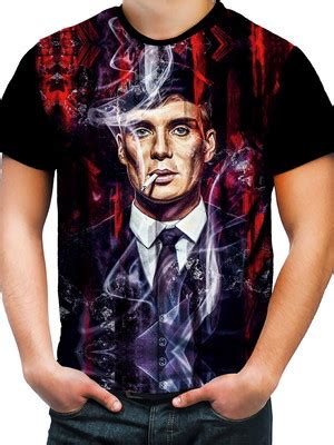 Camiseta Peaky Blinders Blusa Tommy Shelby Navalha Elo