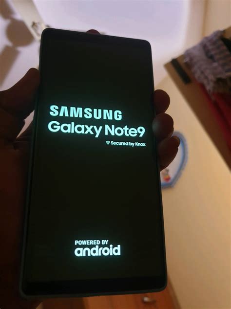 note 9 screen color issue 7