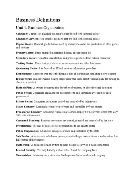 business definitions  pricing marketing