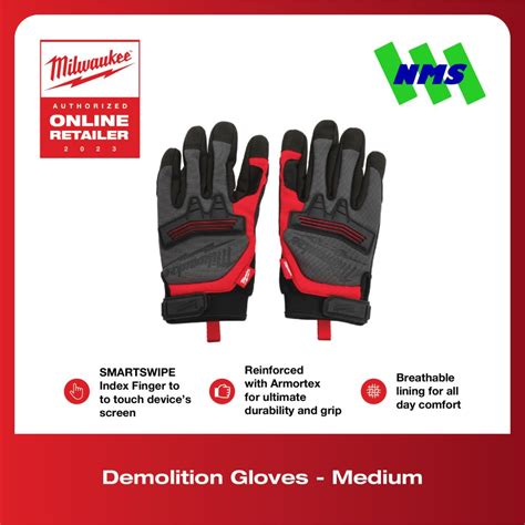 Jual Sarung Tangan Milwaukee 48 22 8731 Demolition Heavy Duty Gloves M