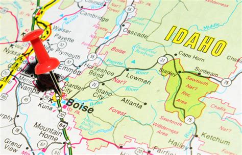 Zip Code Map Boise Map Of Rose Bowl