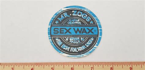 Vtg 80s Mr Zogs Sex Wax Foil Nos Rare Surf Surfing Surfboard