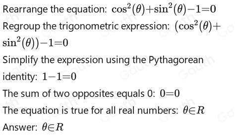 Solved Prove That Cos Sin Algebra