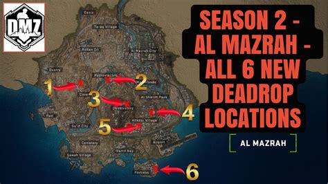 Season Al Mazrah All New Dead Drop Locations Youtube