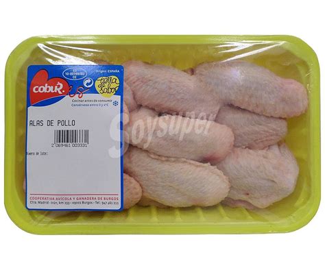 COBUR Bandeja De Alas Limpias De Pollo 575 Gramos Aproximados