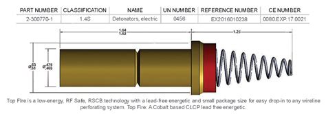 Lead Azide Free Detonator | PacSci EMC