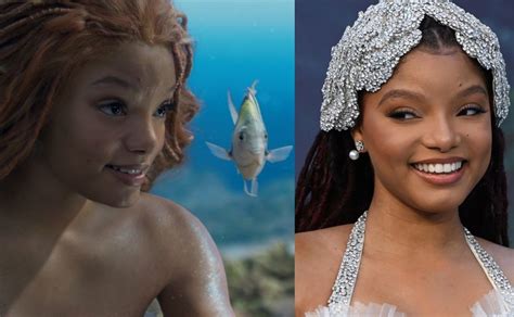 Cómo fue para Halle Bailey ver La Sirenita por primera vez