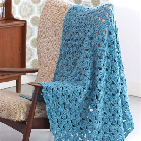 Patons Light And Airy Afghan Free Crochet Pattern Lyns Crafts