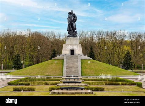 The Soviet Memorial In Treptower Park Is A Memorial And Military