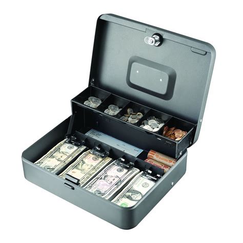 Steelmaster Touch Button Locking Cash Drawer Wlocking Cover Cash Tray