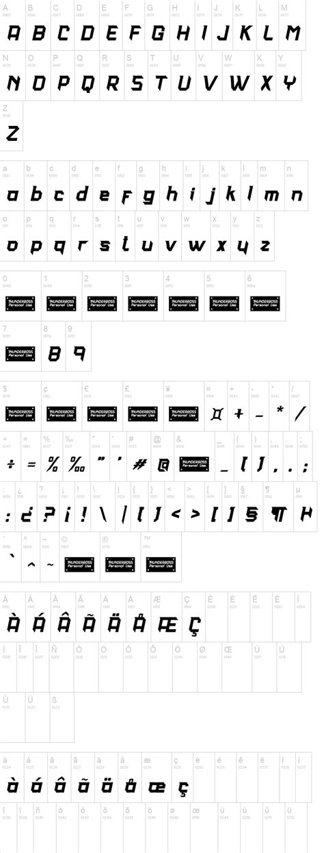 Thunderboss Font | dafont.com