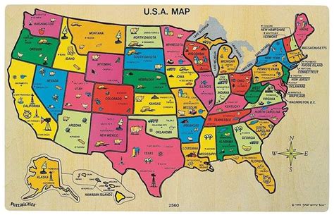 a wooden map of the united states