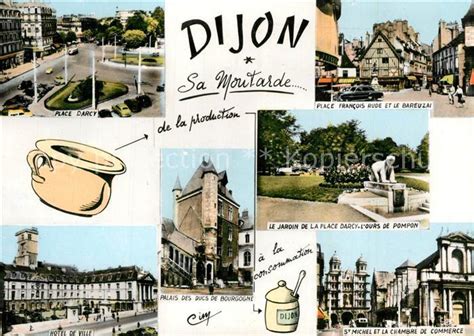 Postkarte Carte Postale Dijon Cote D Or Place Darcy Hotel De Ville