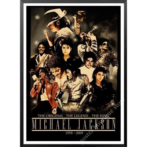 Affiche Murale Michael Jackson Affiche De Musique Affiche Pop De